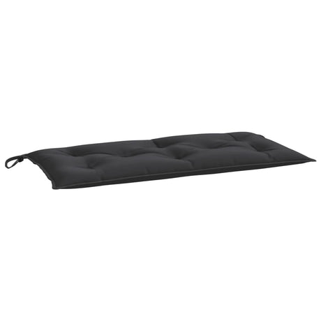 Vidaxx Gartenbankauflagen 2 Stück 100x50x7 cm Oxford-Stoff schwarz