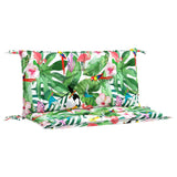 Vidaxx Gartenbankauflagen 2 Stück 100x50x7 cm Stoff mehrfarbig