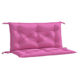 VidaXL Gartenbankauflagen 2 Stück 100x50x7 cm Stoff rosa
