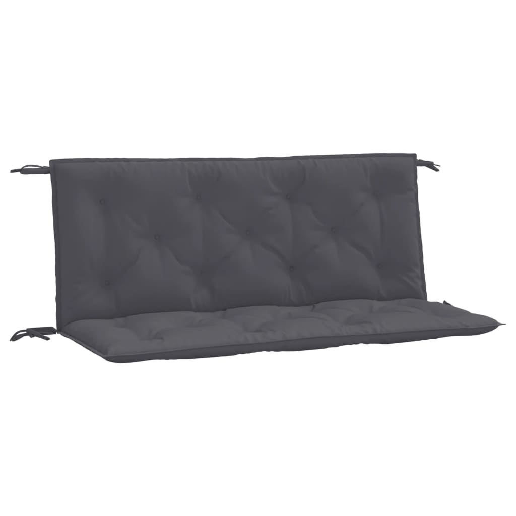 Vidaxx Gartenbankauflagen 2 Stk. 120x50x7 cm Oxford-Stoff Anthrazit