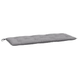 Vidaxx Gartenbankauflagen 2 Stück 120x50x7 cm Oxford-Stoff grau