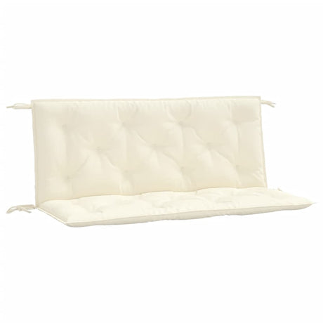 Vidaxx Gartenbankauflagen 2 Stk. 120x50x7 cm Oxford-Stoff cremeweiß