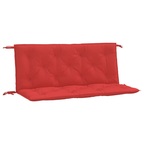 Vidaxx Gartenbankauflagen 2 Stk. 120x50x7 cm Oxford-Stoff rot