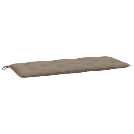 Vidaxx Gartenbankauflagen 2 Stk. 120x50x7 cm Oxford-Stoff Taupe