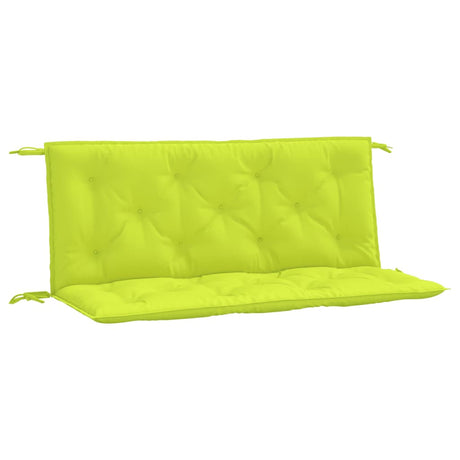 Vidaxx Gartenbankauflagen 2 Stück 120x50x7 cm Oxford-Stoff hellgrün