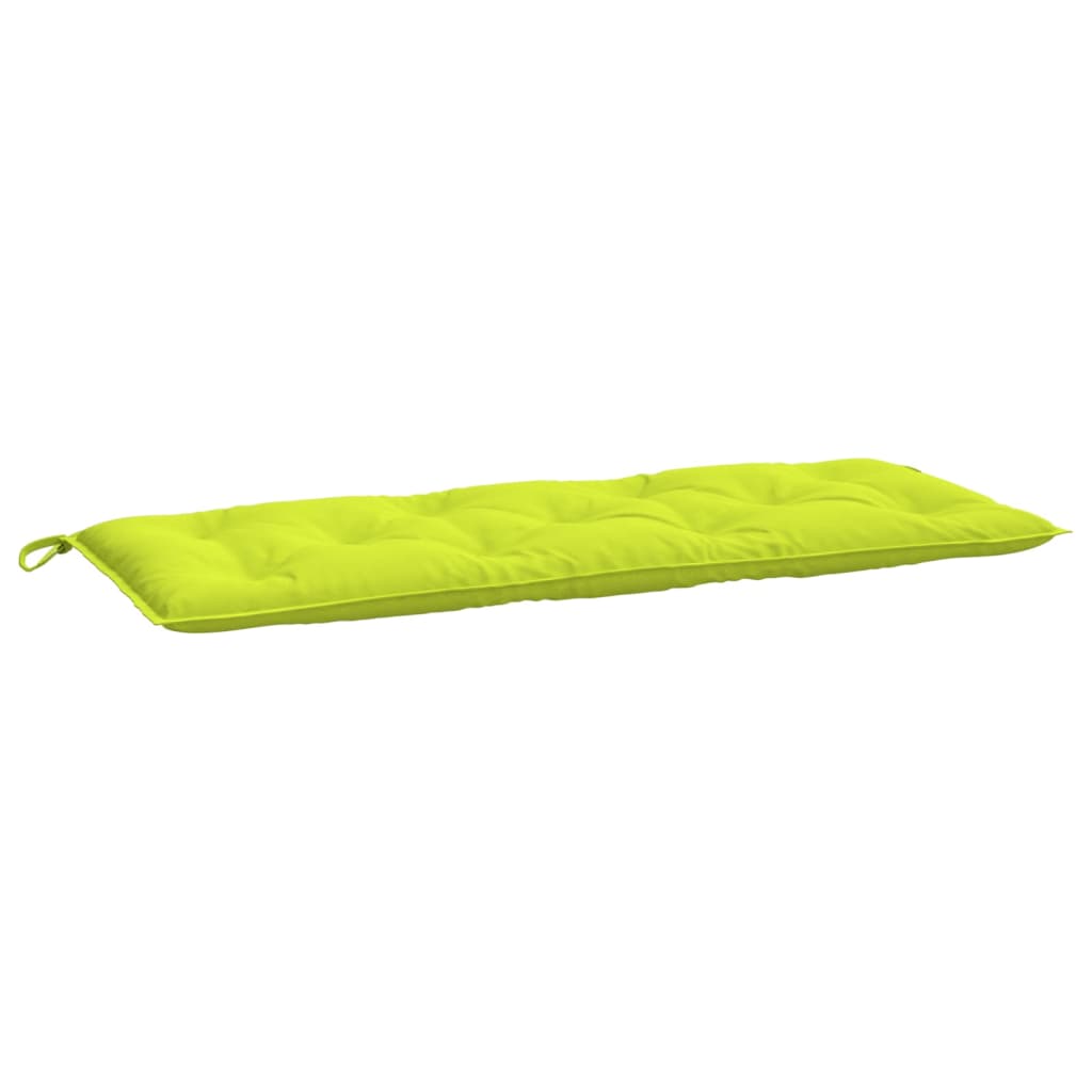 Vidaxx Gartenbankauflagen 2 Stück 120x50x7 cm Oxford-Stoff hellgrün