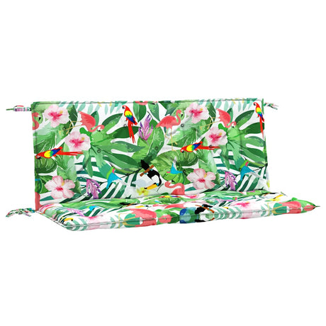 VidaXL Gartenbankauflagen 2 Stück 120x50x7 cm Stoff mehrfarbig