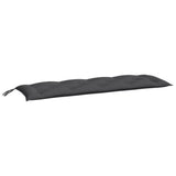 Vidaxx Gartenbankauflagen 2 Stk. 150x50x7 cm Oxford-Stoff Anthrazit