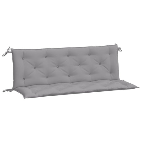 Vidaxx Gartenbankauflagen 2 Stück 150x50x7 cm Oxford-Stoff grau