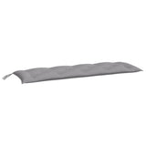 Vidaxx Gartenbankauflagen 2 Stück 150x50x7 cm Oxford-Stoff grau
