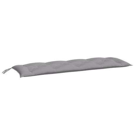 Vidaxx Gartenbankauflagen 2 Stück 150x50x7 cm Oxford-Stoff grau