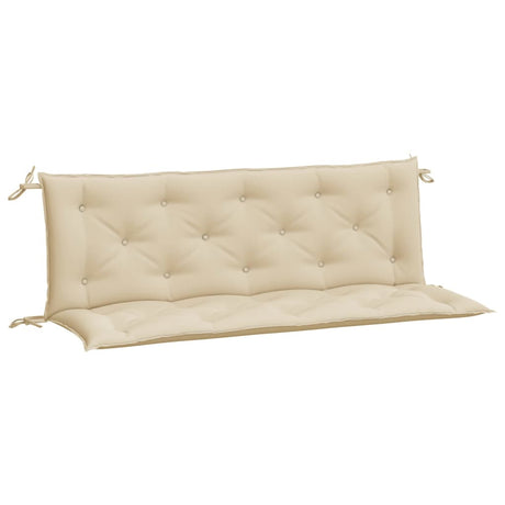 Vidaxx Gartenbankauflagen 2 Stück 150x50x7 cm Oxford-Stoff beige