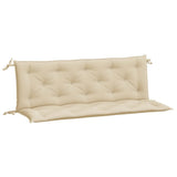 Vidaxx Gartenbankauflagen 2 Stück 150x50x7 cm Oxford-Stoff beige