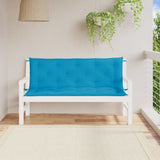 Vidaxx Gartenbankauflagen 2 Stück 150x50x7 cm Oxford-Stoff hellblau