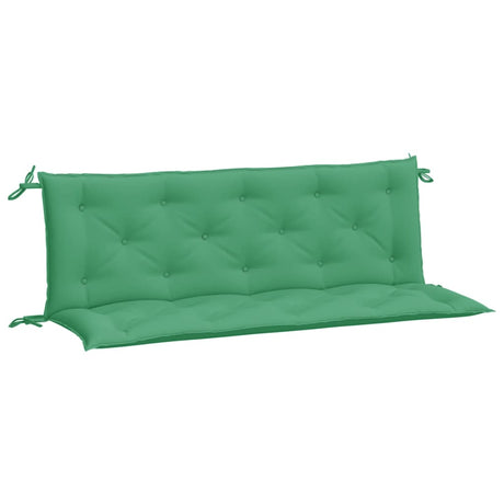 Vidaxx Gartenbankauflagen 2 Stück 150x50x7 cm Oxford-Stoff grün