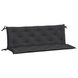 Vidaxx Gartenbankauflagen 2 Stück 150x50x7 cm Oxford-Stoff schwarz