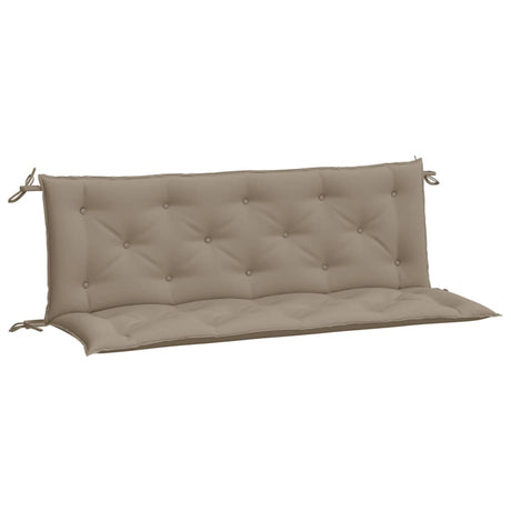 Vidaxx Gartenbankauflagen 2 Stk. 150x50x7 cm Oxford-Stoff Taupe
