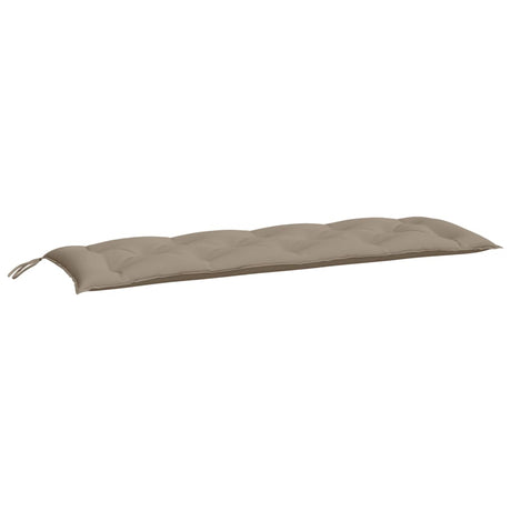 Vidaxx Gartenbankauflagen 2 Stk. 150x50x7 cm Oxford-Stoff Taupe
