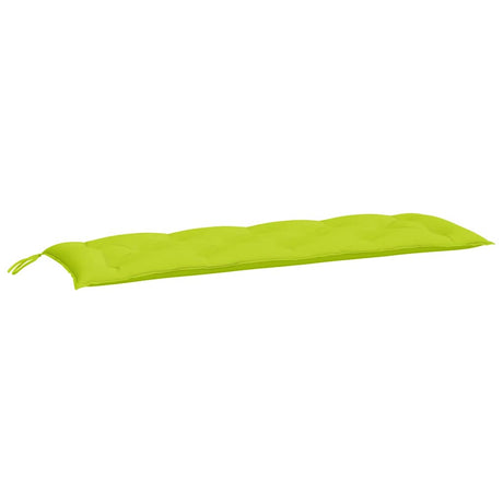 Vidaxx Gartenbankauflagen 2 Stück 150x50x7 cm Oxford-Stoff hellgrün