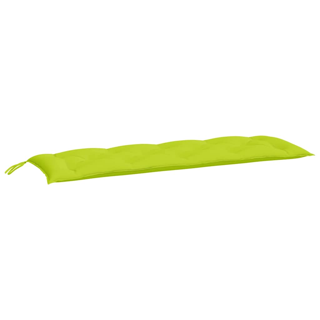Vidaxx Gartenbankauflagen 2 Stück 150x50x7 cm Oxford-Stoff hellgrün