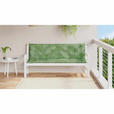 Vidaxx Gartenbankauflagen 2 Stück Blattmuster 150x50x7 cm Stoff