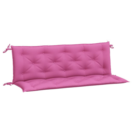 Vidaxx Gartenbankauflagen 2 Stück 150x50x7 cm Stoff rosa