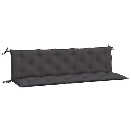 Vidaxx Gartenbankauflagen 2 Stk. 180x50x7 cm Oxford-Stoff Anthrazit