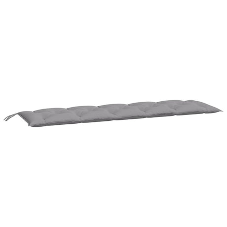 Vidaxx Gartenbankauflagen 2 Stück 180x50x7 cm Oxford-Stoff grau