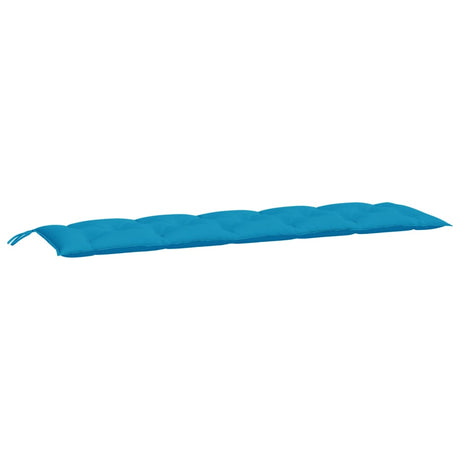 Vidaxx Gartenbankauflagen 2 Stück 180x50x7 cm Oxford-Stoff hellblau