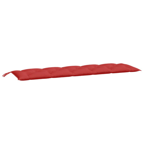 Vidaxx Gartenbankauflagen 2 Stück 180x50x7 cm Oxford-Stoff rot