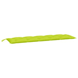 Vidaxx Gartenbankauflagen 2 Stück 180x50x7 cm Oxford-Stoff hellgrün