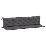 Vidaxx Gartenbankauflagen 2 Stk. 200x50x7 cm Oxford-Stoff Anthrazit