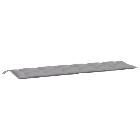 Vidaxx Gartenbankauflagen 2 Stück 200x50x7 cm Oxford-Stoff grau