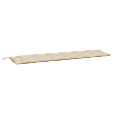 Vidaxx Gartenbankauflagen 2 Stück 200x50x7 cm Oxford-Stoff beige