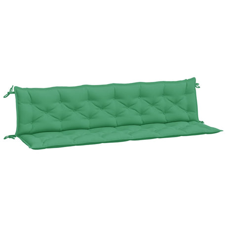 Vidaxx Gartenbankauflagen 2 Stück 200x50x7 cm Oxford-Stoff grün