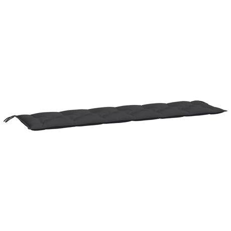 Vidaxx Gartenbankauflagen 2 Stk. 200x50x7 cm Oxford-Stoff schwarz