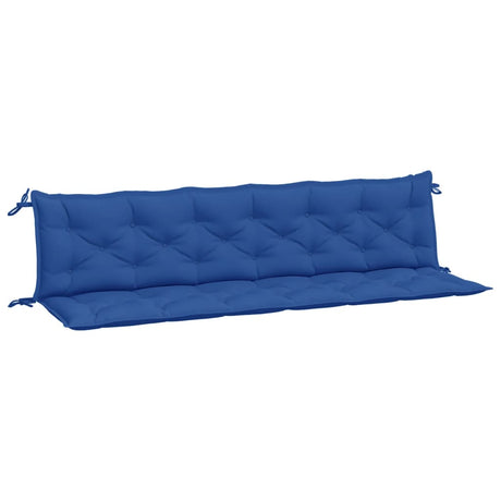 Vidaxx Gartenbankauflagen 2 Stück 200x50x7 cm Oxford-Stoff blau