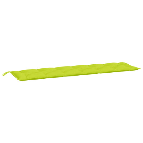 Vidaxx Gartenbankauflagen 2 Stück 200x50x7 cm Oxford-Stoff hellgrün
