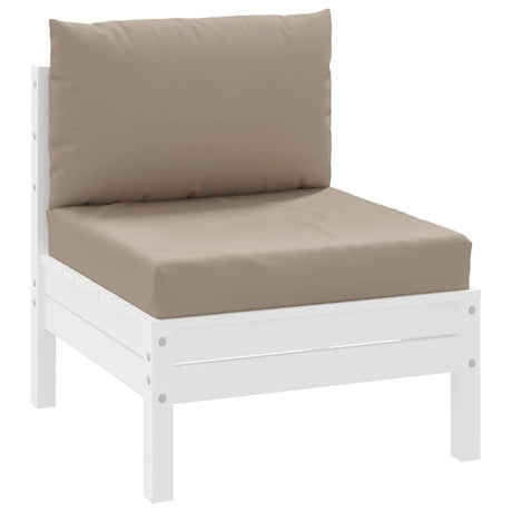 VidaXL Palettenkissen 2 Stk. Oxford-Stoff Taupe
