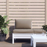 VidaXL Palettenkissen 2 Stk. Oxford-Stoff Taupe