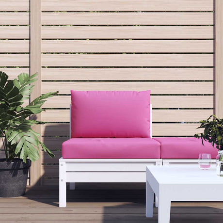VidaXL Palettenkissen 2 Stk. Oxford-Stoff rosa