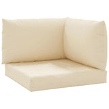 VidaXL Palettenkissen 3 Stück Oxford-Stoff Beige