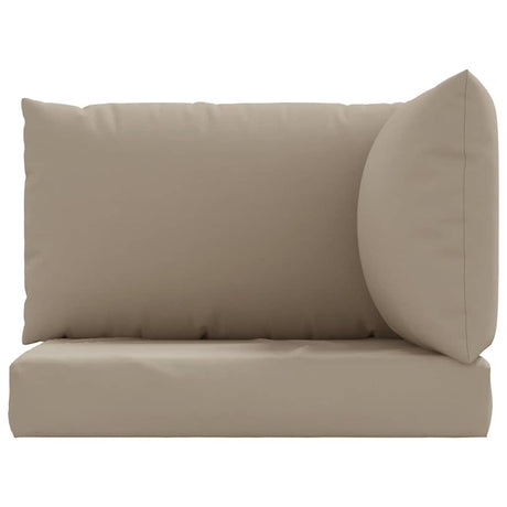VidaXL Palettenkissen 3 Stück Oxford-Stoff Taupe