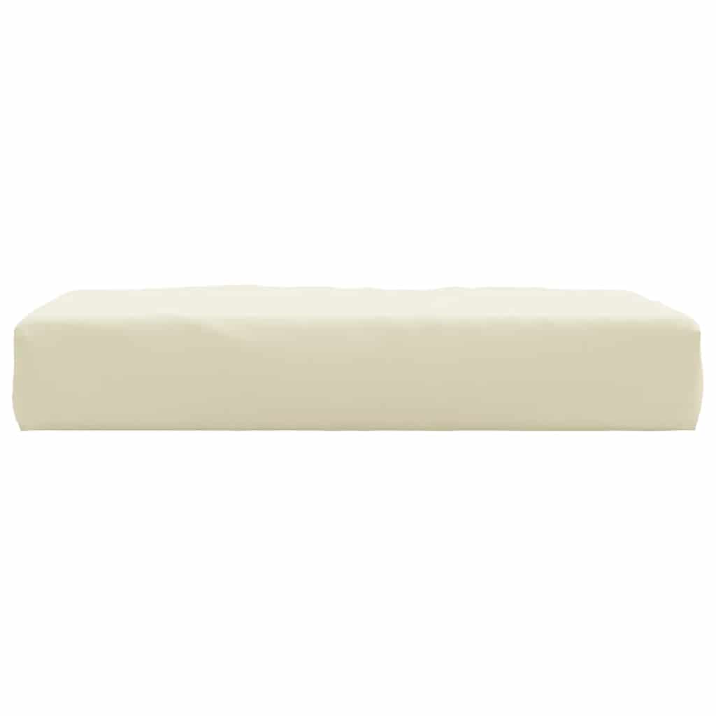 VidaXL Palettenkissen 60x60x9,5 cm Oxford-Stoff cremefarben