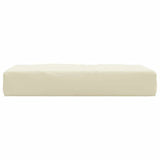 VidaXL Palettenkissen 60x60x9,5 cm Oxford-Stoff cremefarben