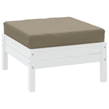 VidaXL Palettenkissen 60x60x9,5 cm Oxford-Stoff Taupe