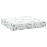 VidaXL Palettenkissen Blattmuster 60x60x8 cm Oxford-Stoff