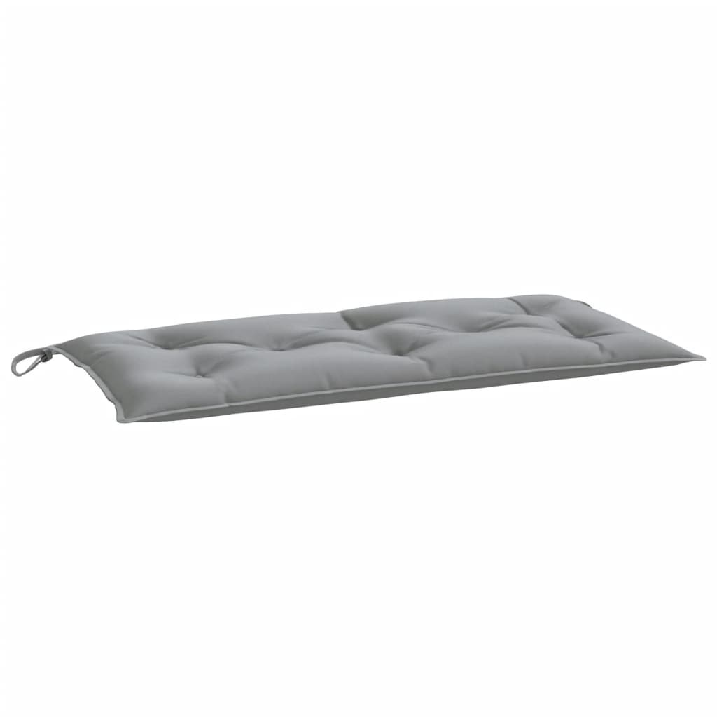 VidaXL Gartenbankauflage 110x50x7 cm Stoff grau