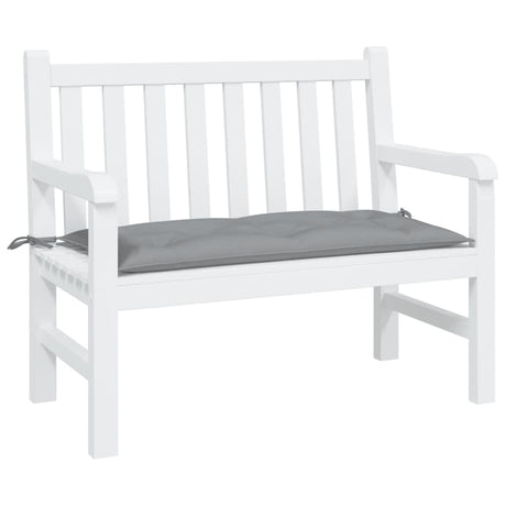 VidaXL Gartenbankauflage 110x50x7 cm Stoff grau