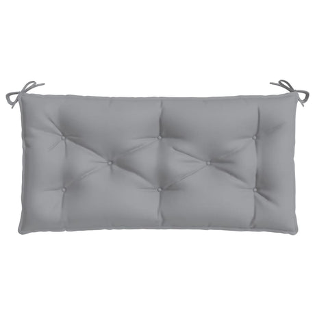 VidaXL Gartenbankauflage 110x50x7 cm Stoff grau